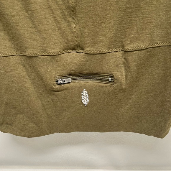 Free people movement long sleeves top size S green - Picture 4 of 6